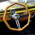 California Metal Flake: OCTAGON Steering Wheels - Red