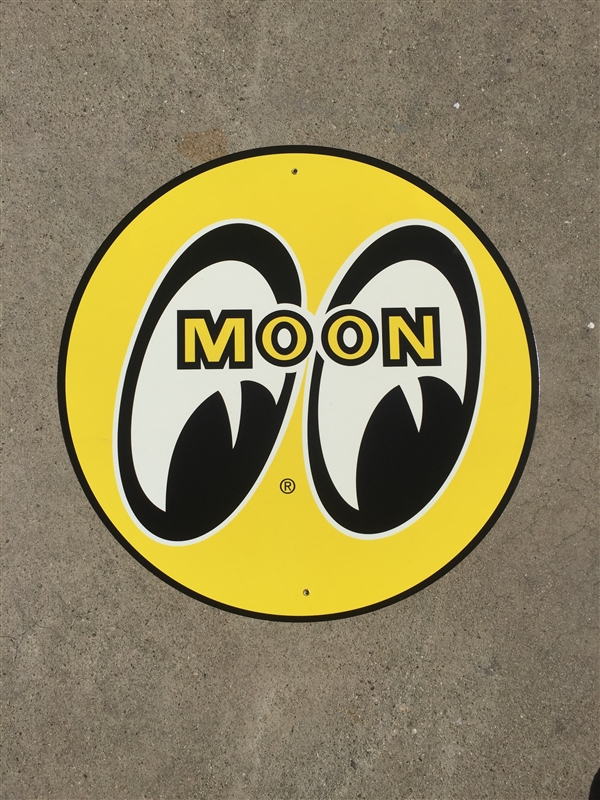 28" Mooneyes Logo Metal Sign