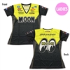 Jim Dunn Racing Yellow Crew Shirt Womens V-neck Type