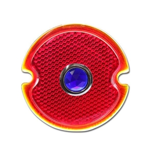 '33-'36 Tail Light Lens with Blue Dot