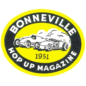 Bonneville 1951 Hop Up Magazine Decal