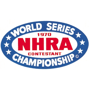 NHRA 1970 World Series Contestant Decal