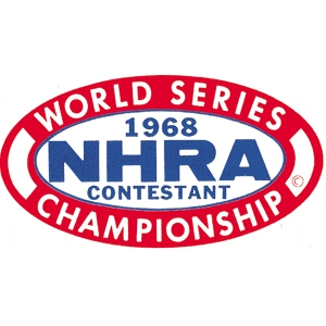 NHRA 1968 World Series Contestant Decal