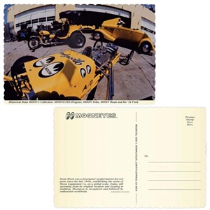 Mooneyes USA Postcard - MOON Garage Collection Photo