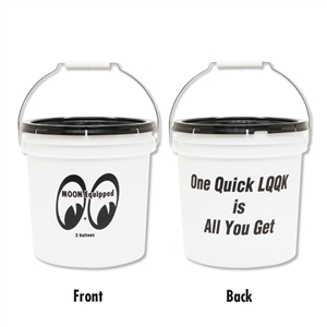 MOON Equipped Bucket (2 Gallons) White (Small)