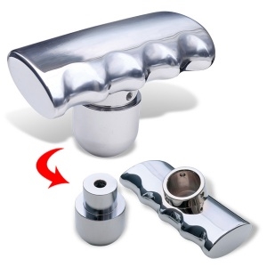 Chrome T Shift knob