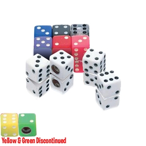 Dice Color Air Valve Caps