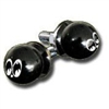 Moon Equipped Black License Plate Bolts