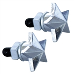 STAR Chrome License Plate Bolts