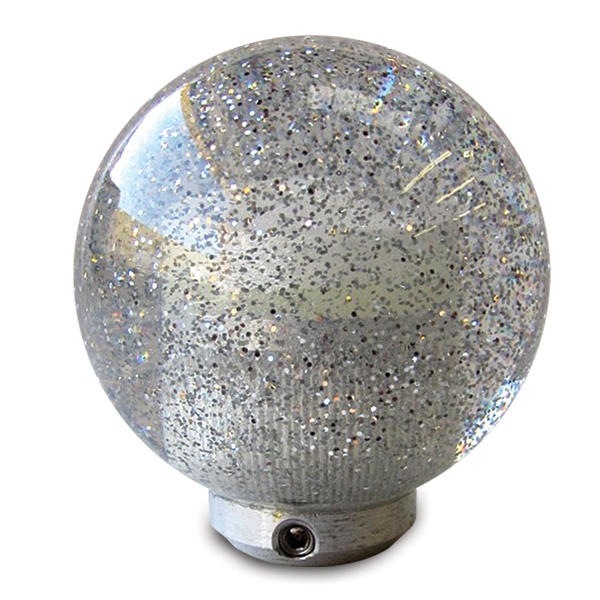 Blue SS American Shifter 162510 Clear Retro Metal Flake Shift Knob with M16 x 1.5 Insert 
