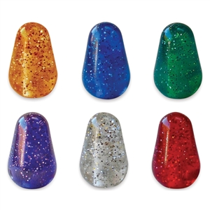 Sparkle Bullet Teardrop Dash Knob