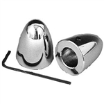 Wiper Bolt Cover Chrome Bullet