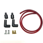 Ruby Red Plug Wire SET for V-twin