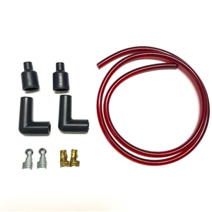 Ruby Red Plug Wire SET for V-twin