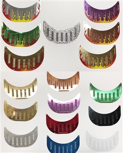 LOUVERED ALUMINUM HAT BILL