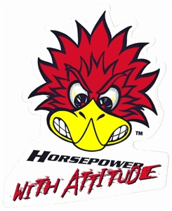 Mr Horsepower with Attitude Sticker