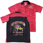 Clay Smith Bowling Shirt - Black & Red