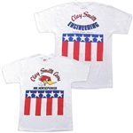 Clay Smith Mr. Horsepower Patriot T-shirt - White