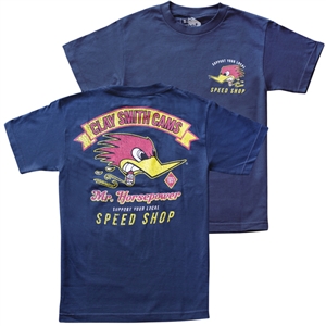 Clay Smith Vintage Speed Shop T-shirt - Navy