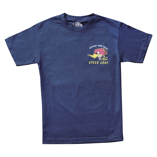 Navy Vintage Clay Smith Cams Speed Shop T-shirt
