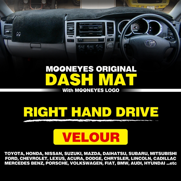 Dash Cover Velour Right Hand Drive