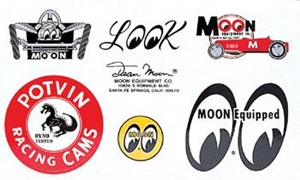Moon Traditional 6 Sticker Sheet