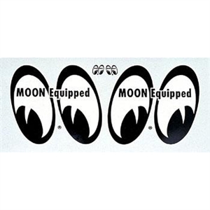 MOON Equipped Water Transfer Decal - Right/Left 4" Pair