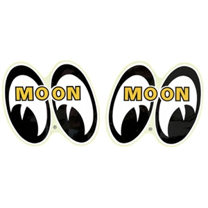 Pair of MOONEYES Stickers - Small