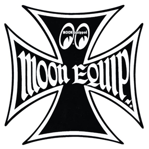 MOON Equipped Iron Cross Sticker