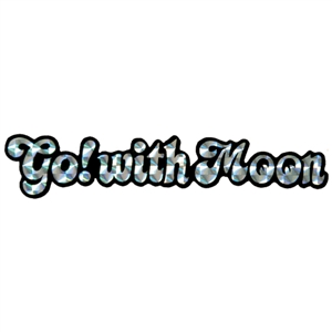 Go! with MOON Prism Sticker - Small