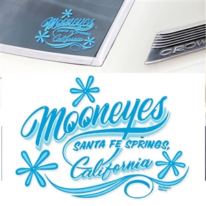 MOONEYES California Pinstripe Sticker - Blue