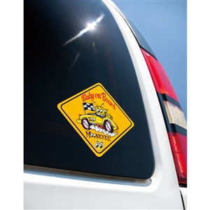 MOON Baby on Board Sticker