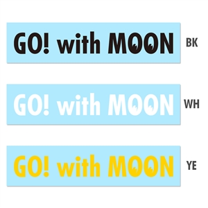 Go! with MOON Die Cut Decal