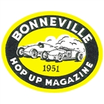 Bonneville 1951 Hop Up Magazine Decal