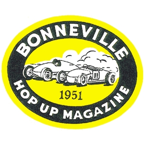 Bonneville 1951 Hop Up Magazine Decal