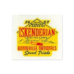 ISKY BONNEVILLE 57 STICKER