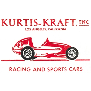 Kurtis-Kraft Racing and Sports Cars Decal