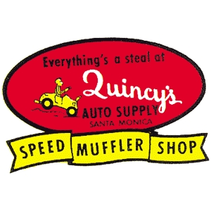 Quincy's Speed Muffler Shop Decal