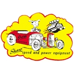 Sharp Speed and Power Equipment Decal