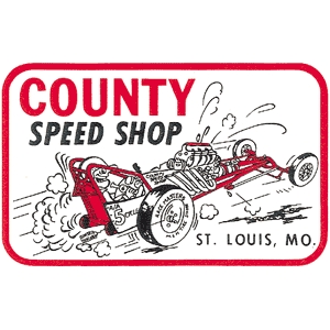 County Speed Shop Decal