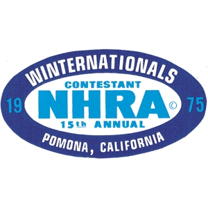 NHRA 1975 Winter Nationals Decal