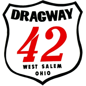 Dragway 42 West Salem Decal