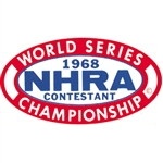 NHRA 1968 World Series Contestant Decal