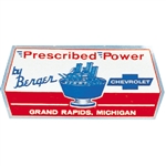 Berger Chevrolet Decal