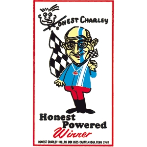 Honest Charley Speed Shop Oval Decal / Sticker – 5.5 Inches Wide, Classic Automotive