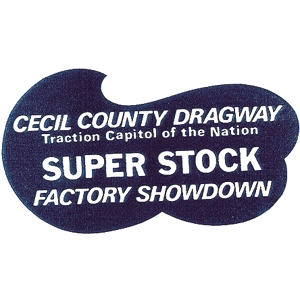 Cecil County Dragway Decal