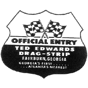 Ted Edwards Drag Strip Decal