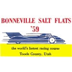 Bonneville Salt Flats 1959 Decal