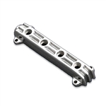 Polished Aluminum Log Type 4-Port Fuel Block