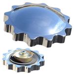 Polished Chevy Sprocket Gas Cap